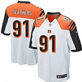 Nike Men & Women & Youth Bengals #91 Geathers White Team Color Game Jersey,baseball caps,new era cap wholesale,wholesale hats
